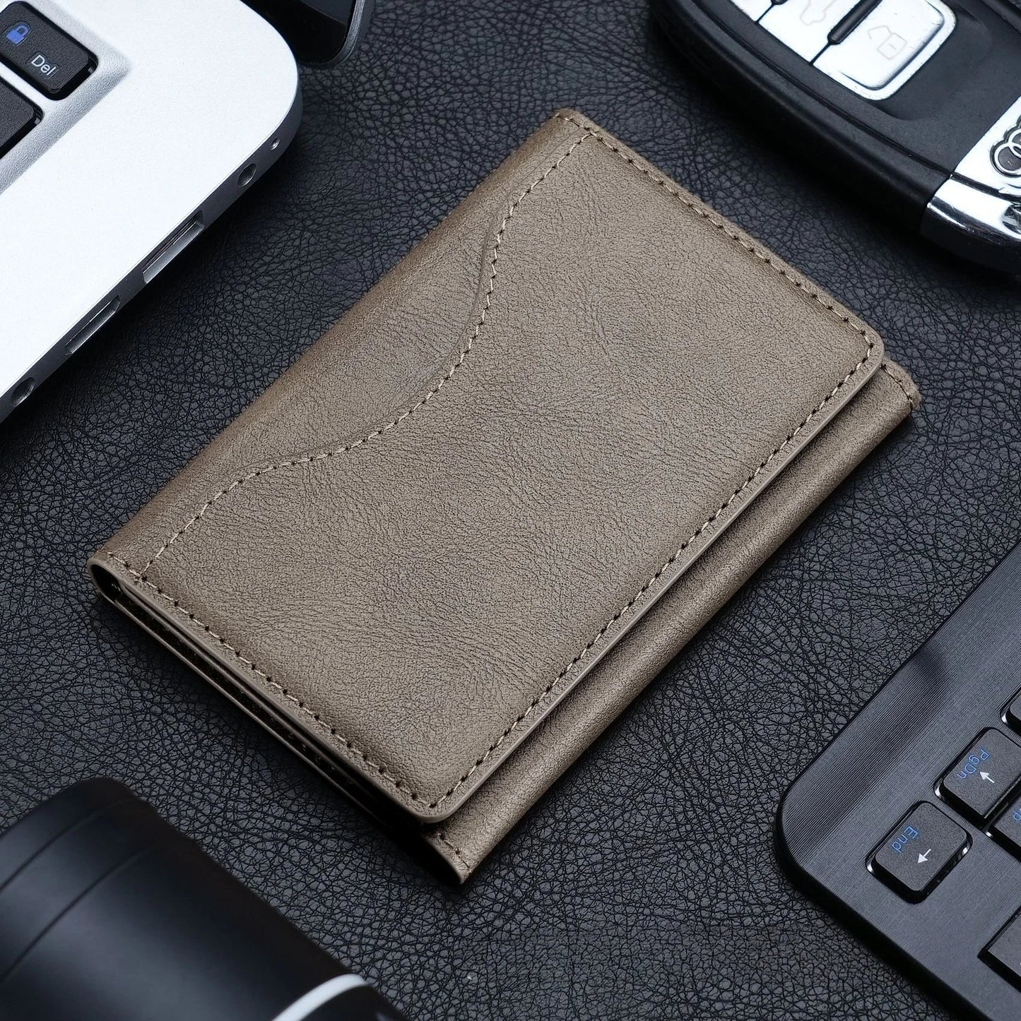 Cartera Magnética de Cuero MagSafe – Funda Protectora iPhone 14 al 16 Pro/Max