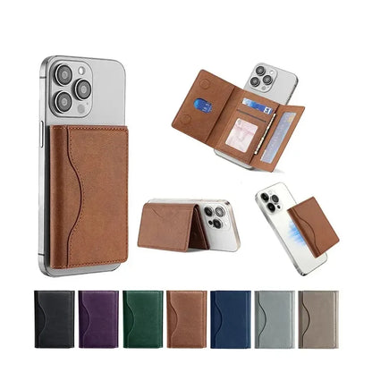 Cartera Magnética de Cuero MagSafe – Funda Protectora iPhone 14 al 16 Pro/Max