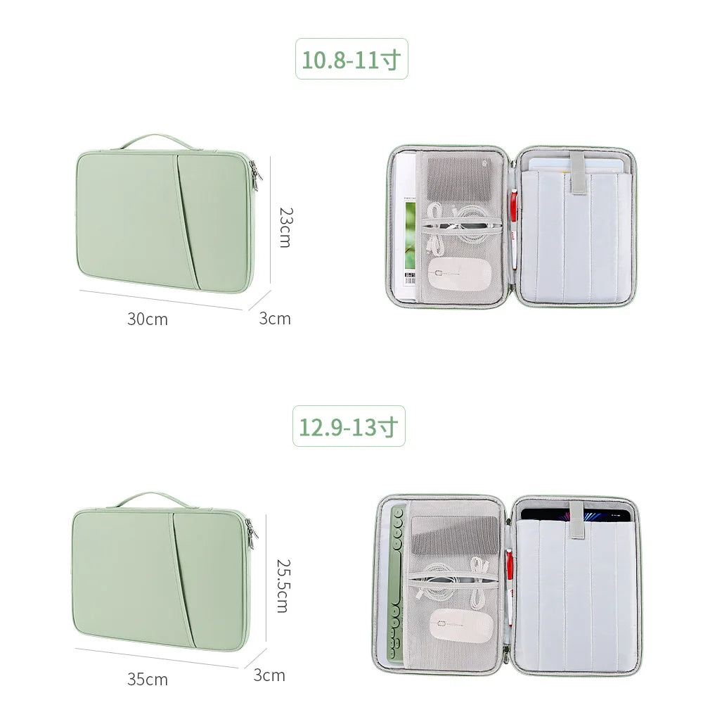Funda Organizadora Elegante y Multi-Compartimentos – Tablets 10-13''