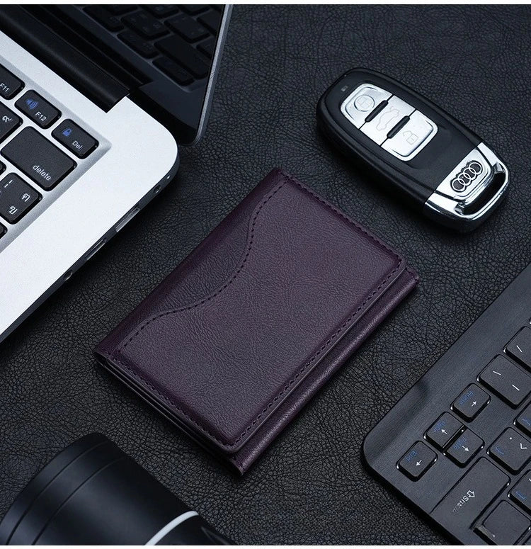 Cartera Magnética de Cuero MagSafe – Funda Protectora iPhone 14 al 16 Pro/Max