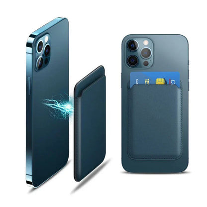 Cartera Magnética de Cuero para iPhone 12 al 17 y Samsung S24/S25